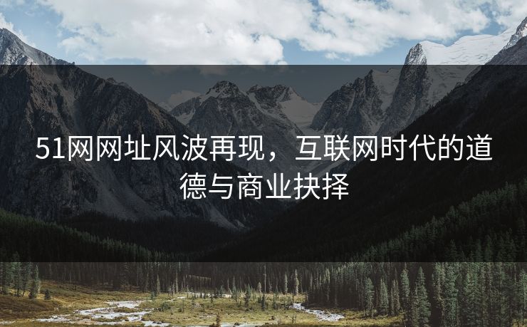 51网网址风波再现，互联网时代的道德与商业抉择