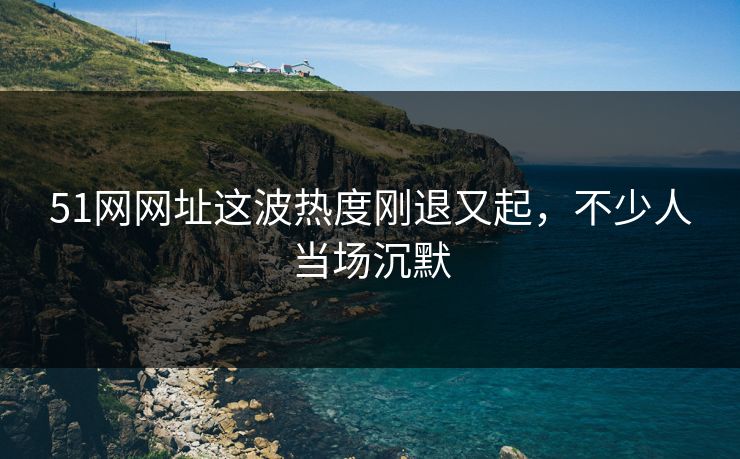 51网网址这波热度刚退又起，不少人当场沉默